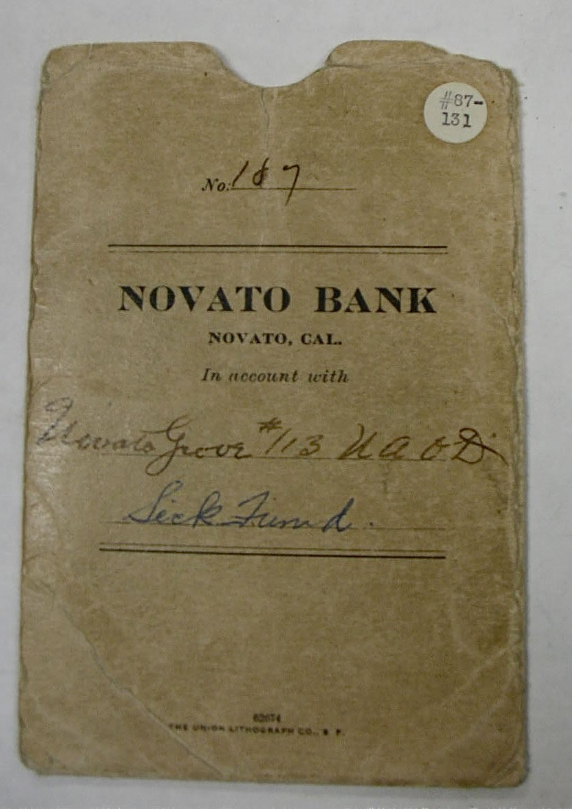 Novato Bank Book Sleeve